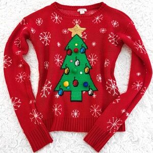 Target Xhilaration Christmas Tree Sweater